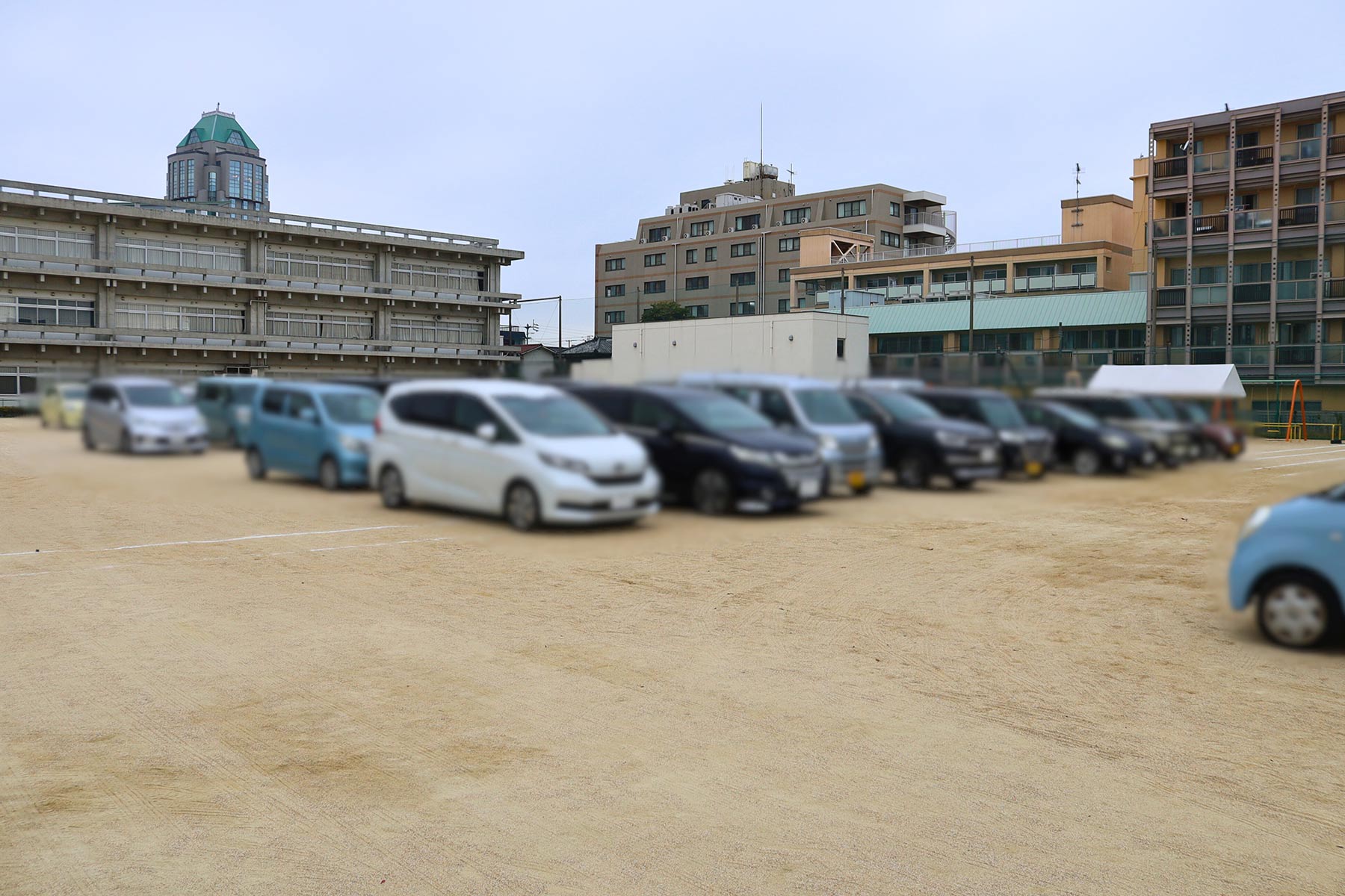 吹揚小学校の無料駐車場