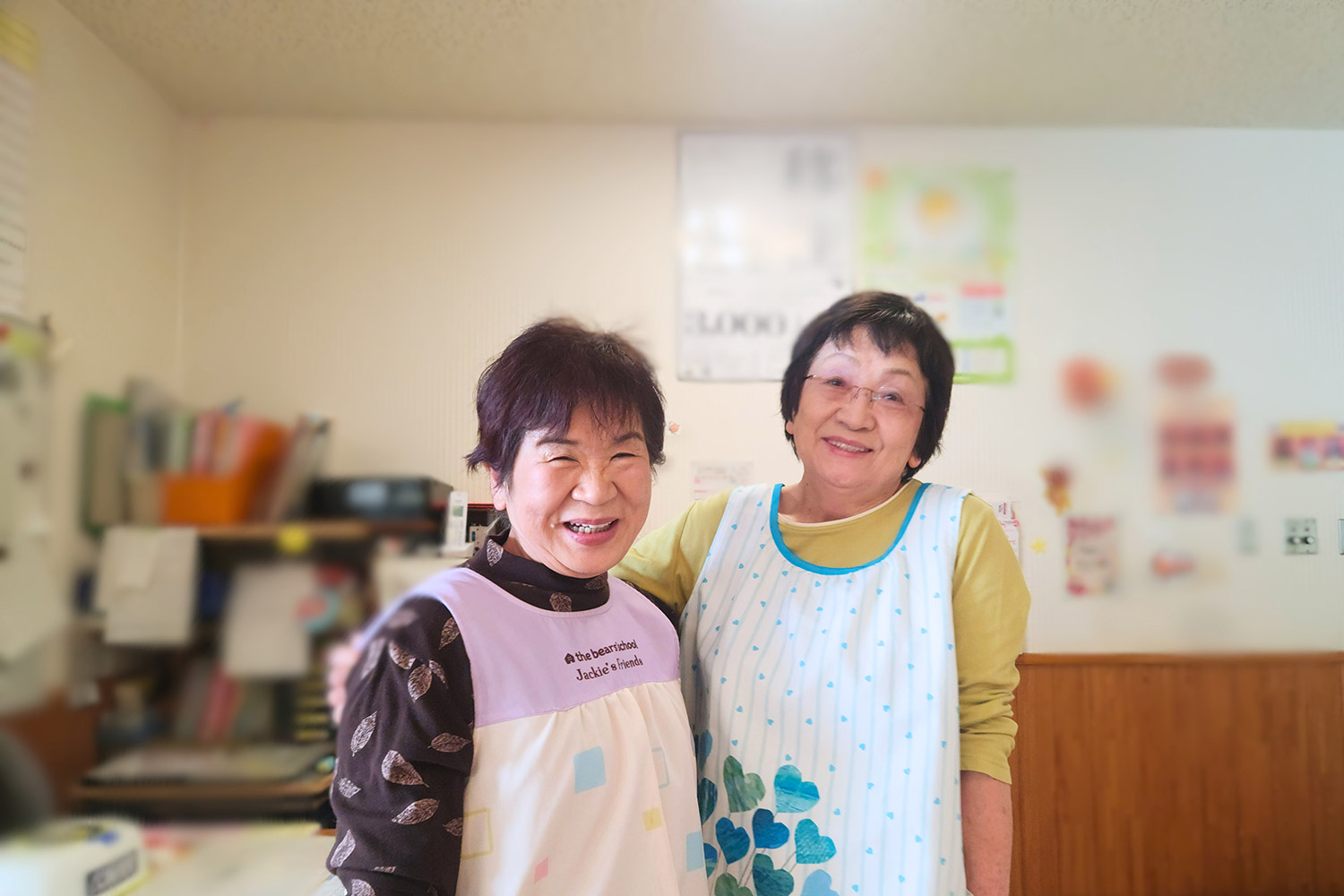 スタッフさんの笑顔