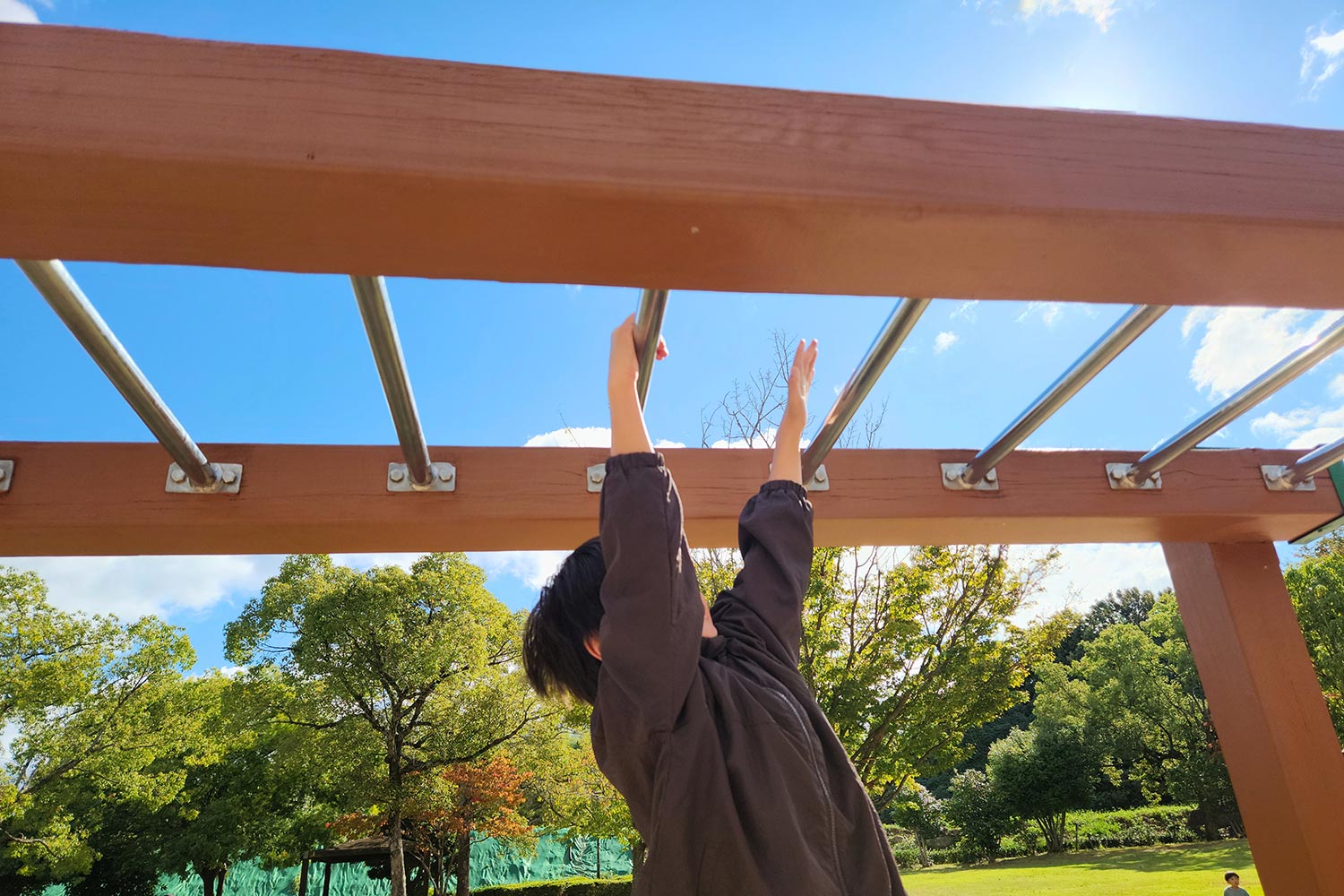 運ていを楽しむこども