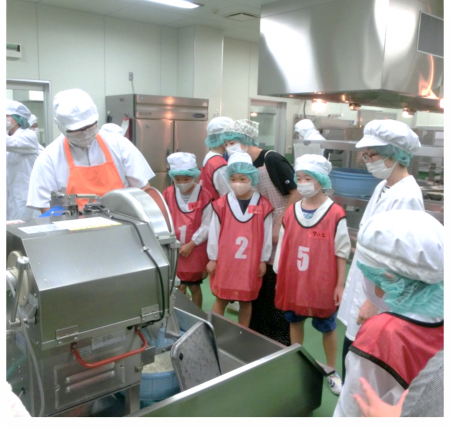 学校給食調理場探検ツアー