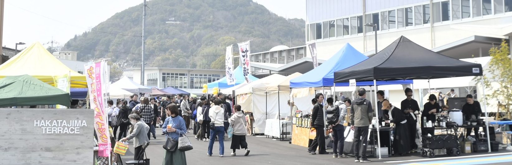 しまなみマーケット in 伯方島(初回)の様子