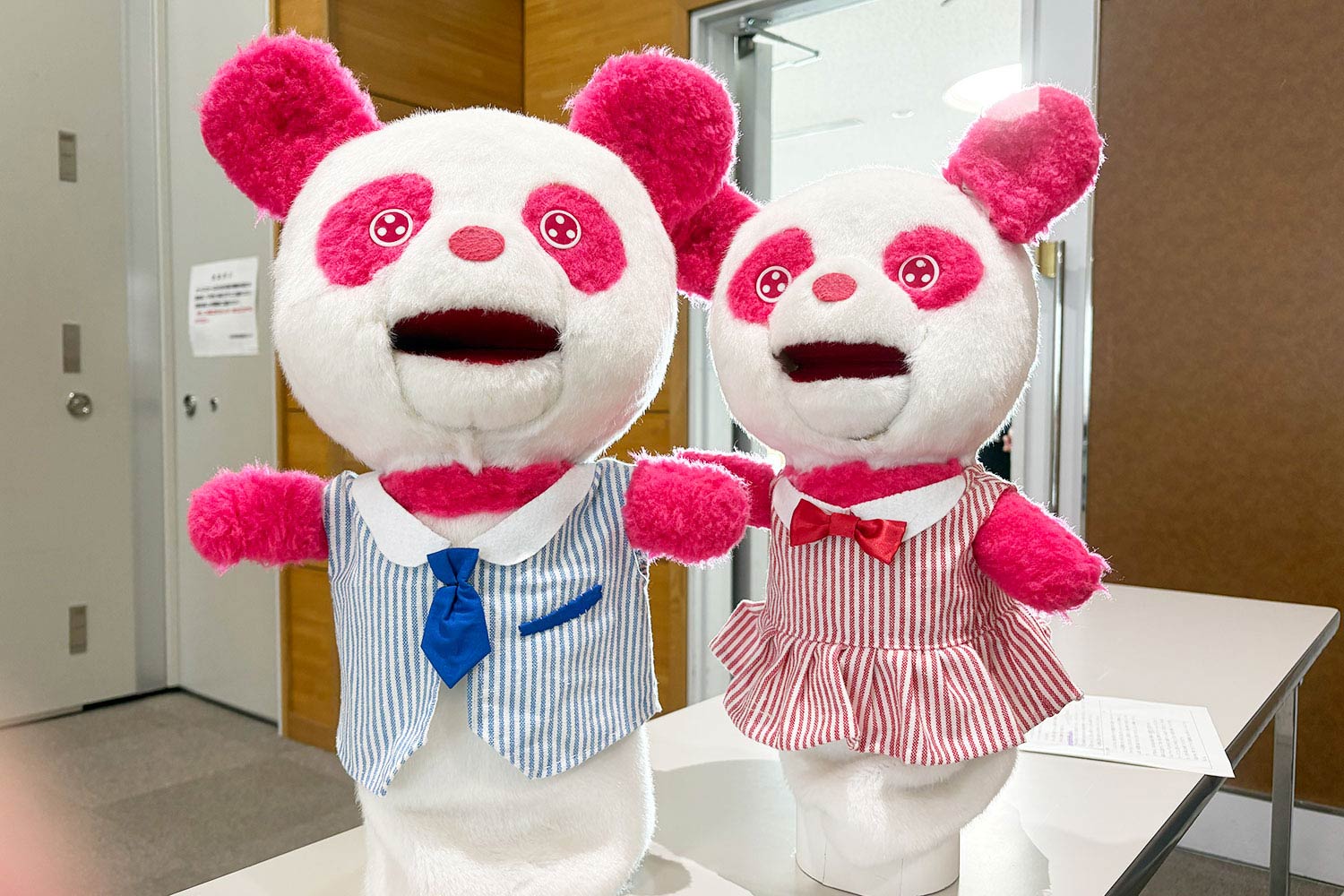 ネウボラパンダのぬいぐるみパペット